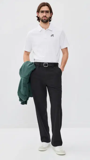 Malbon Fairway Polo White M | Thumbnail 5