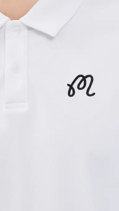 Malbon Fairway Polo White M | Thumbnail 6
