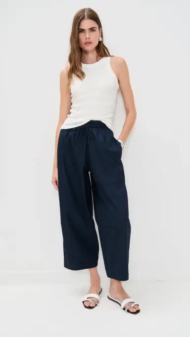 LE BOP Marcella Barrel Pants Navy L | Thumbnail 5