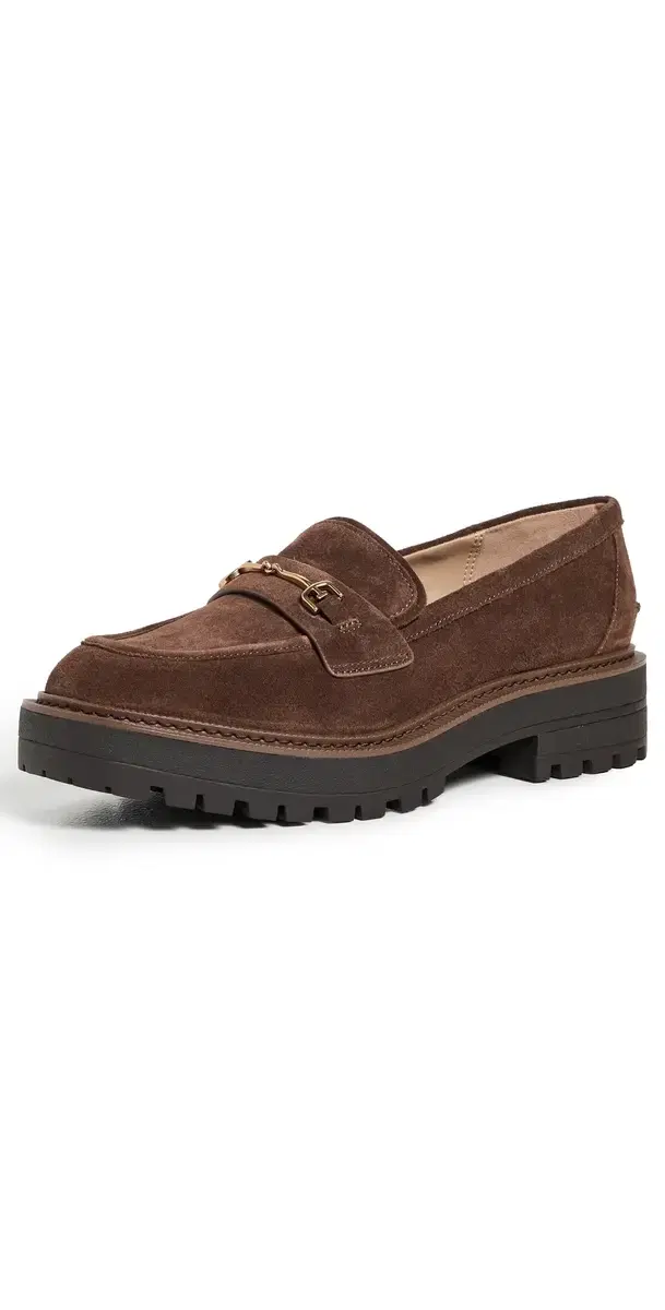 Sam Edelman Lea Platform Loafers Mustang Brown