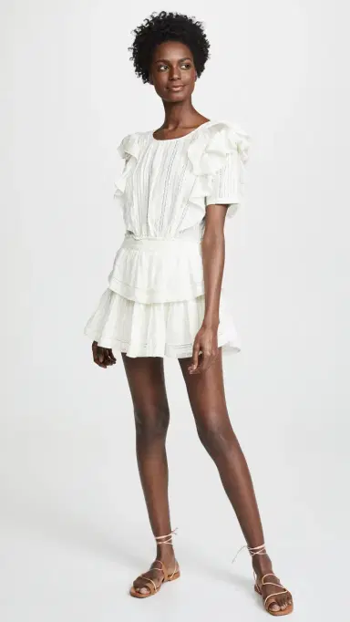 LoveShackFancy Natasha Dress White | Thumbnail 2 LoveShackFancy Natasha Dress White | Thumbnail 2