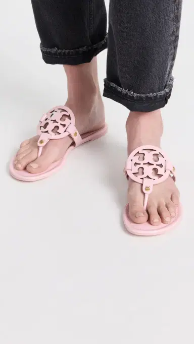 Tory Burch Miller Sandals Petunia 8 | Thumbnail 3 Tory Burch Miller Sandals Petunia 8 | Thumbnail 3