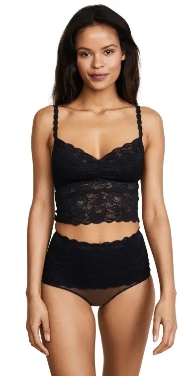Cosabella Never Say Never Cropped Cami Black | Thumbnail 1