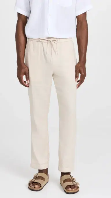 Frescobol Carioca Oscar Linen Chinos | Thumbnail 2