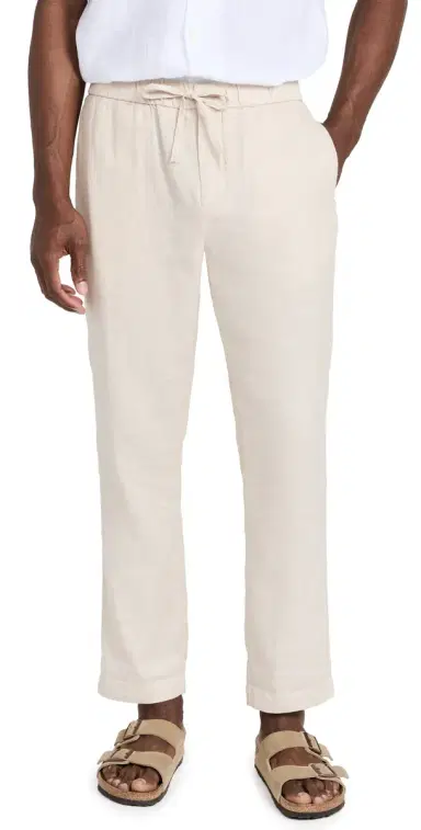 Frescobol Carioca Oscar Linen Chinos | Thumbnail 1