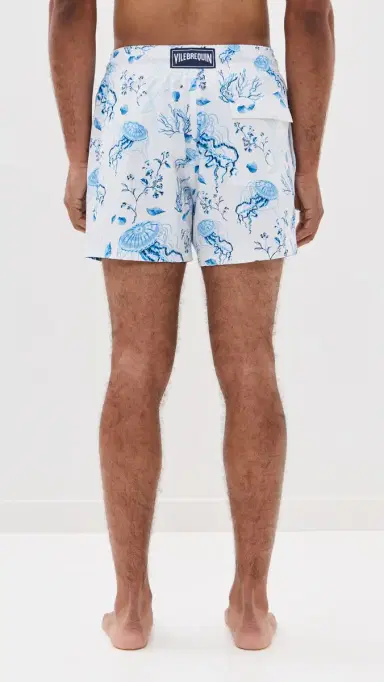 Vilebrequin Moorise Swim Trunks Blanc | Thumbnail 3 Vilebrequin Moorise Swim Trunks Blanc | Thumbnail 3