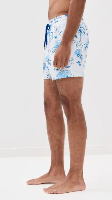 Vilebrequin Moorise Swim Trunks Blanc | Thumbnail 4 Vilebrequin Moorise Swim Trunks Blanc | Thumbnail 4