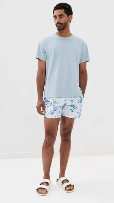 Vilebrequin Moorise Swim Trunks Blanc | Thumbnail 5 Vilebrequin Moorise Swim Trunks Blanc | Thumbnail 5