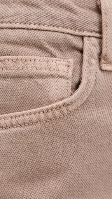 L'Agence Wanda Crop Wide Leg Jeans Biscuit 28 | Thumbnail 6