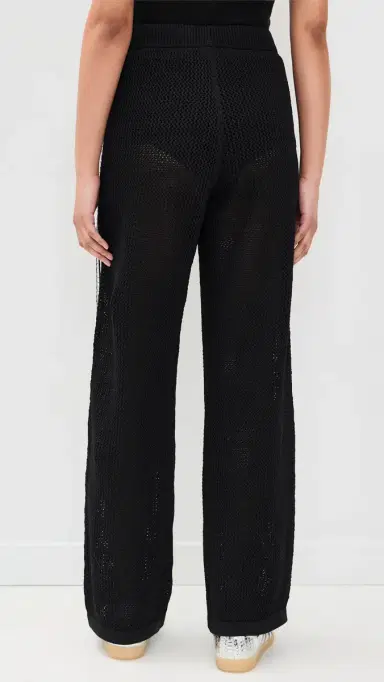 adidas Crochet Track Pants Black | Thumbnail 4 adidas Crochet Track Pants Black | Thumbnail 4