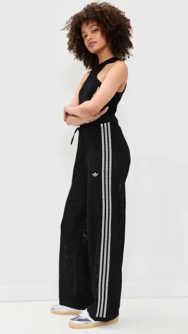 adidas Crochet Track Pants Black | Thumbnail 5 adidas Crochet Track Pants Black | Thumbnail 5