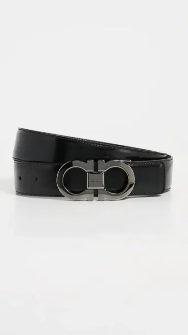 FERRAGAMO Gancini Buckle Reversible Belt Nero/Auburn | Thumbnail 2