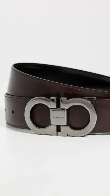 FERRAGAMO Gancini Buckle Reversible Belt Nero/Auburn | Thumbnail 4