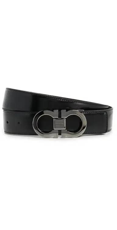FERRAGAMO Gancini Buckle Reversible Belt Nero/Auburn | Thumbnail 1
