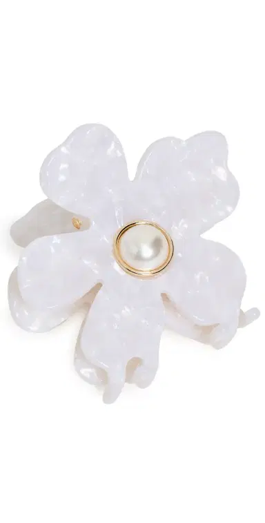 Lele Sadoughi Lily Claw Clip Mother of Pearl One Size | Thumbnail 1 Lele Sadoughi Lily Claw Clip Mother of Pearl One Size | Thumbnail 1