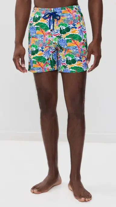 Vilebrequin Moorea Swim Trunks 6 Blanc | Thumbnail 2