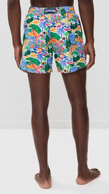 Vilebrequin Moorea Swim Trunks 6 Blanc | Thumbnail 3