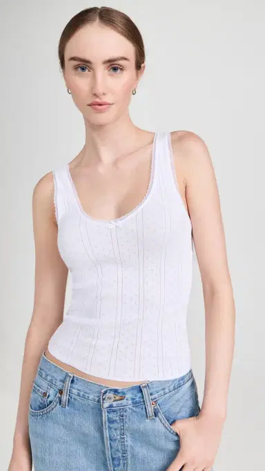 COUCOU The Scoop Tank White | Thumbnail 2 COUCOU The Scoop Tank White | Thumbnail 2