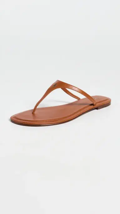 Polo Ralph Lauren Polo Play Nappa Leather Thong Sandals Cuoio | Thumbnail 5