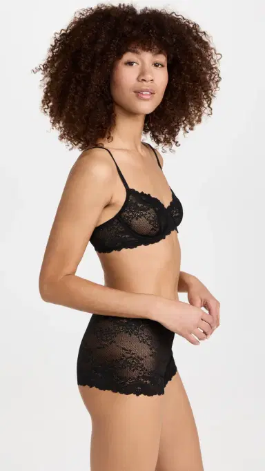Natori Heavenly Convertible Balconette Underwire Bra Black 32D | Thumbnail 4