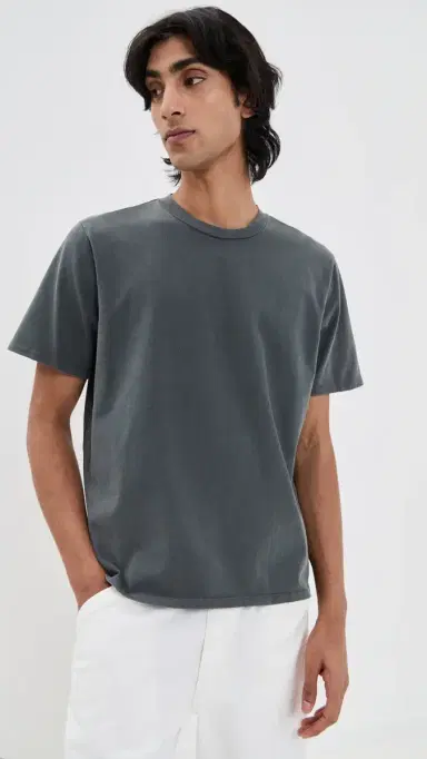 Jeanerica Delon Boxy Tee Washed Black M | Thumbnail 2
