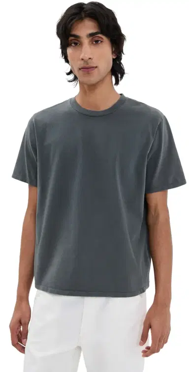 Jeanerica Delon Boxy Tee Washed Black M | Thumbnail 1