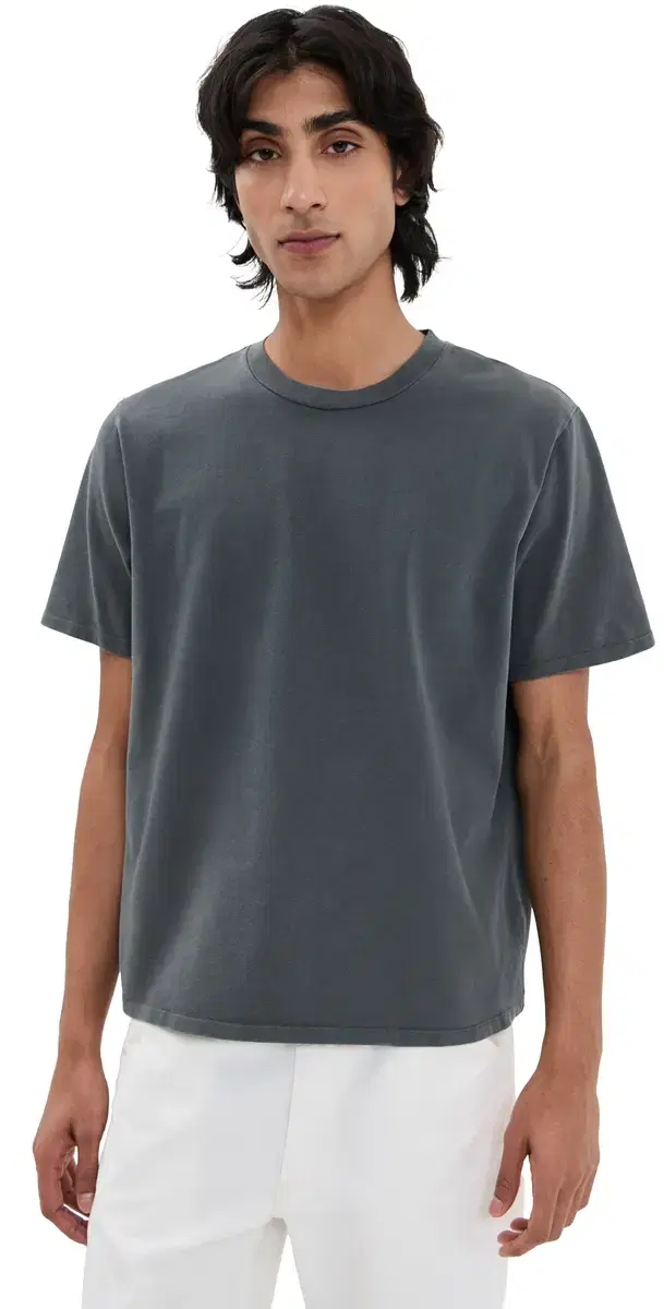 Jeanerica Delon Boxy Tee Washed Black