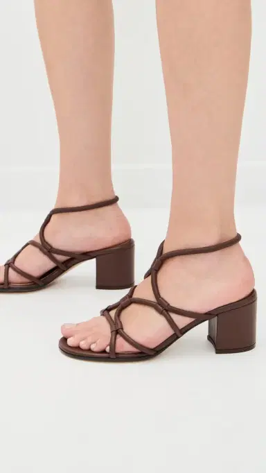 Gianvito Rossi Nappa Heels Brown | Thumbnail 3