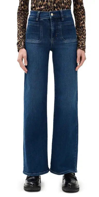 FRAME Le Slim Palazzo Modernist Pocket Jeans Savior | Thumbnail 1 FRAME Le Slim Palazzo Modernist Pocket Jeans Savior | Thumbnail 1