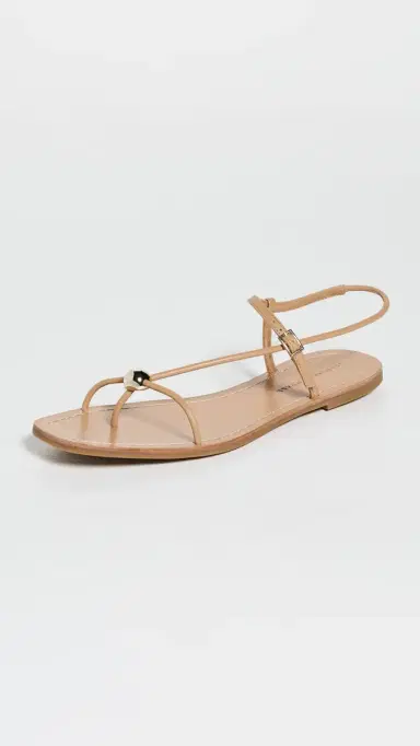 Loeffler Randall Lara Strappy Flat Sandals Dune 12 | Thumbnail 2 Loeffler Randall Lara Strappy Flat Sandals Dune 12 | Thumbnail 2