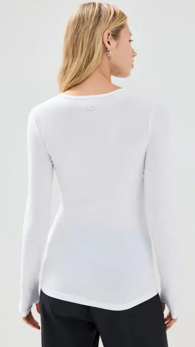 Beyond Yoga Classic Crew Pullover Cloud White M | Thumbnail 3
