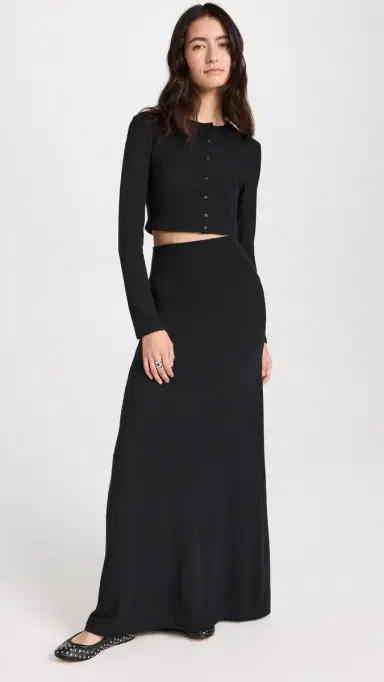 LESET Lauren Crop Cardigan II Black | Thumbnail 5 LESET Lauren Crop Cardigan II Black | Thumbnail 5