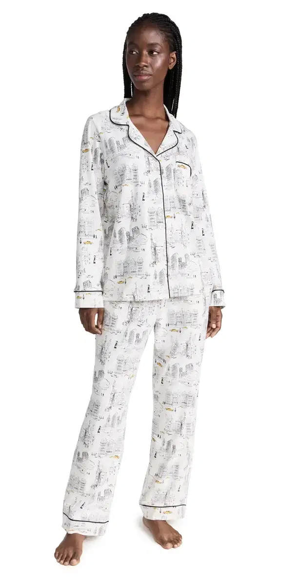 BedHead PJs Long Sleeve Pajama Set City That Never Sleeps