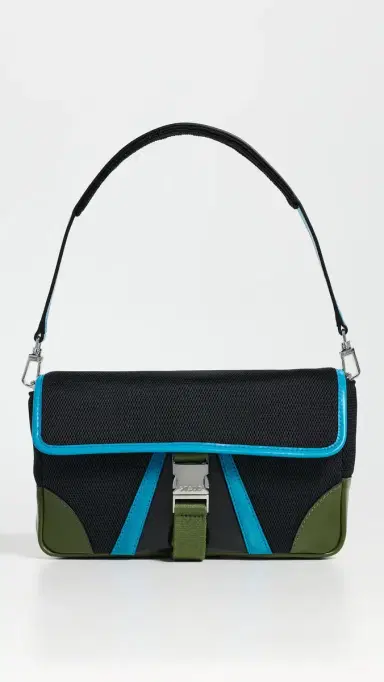 Staud Tony Shoulder Bag Black Pool One Size | Thumbnail 2