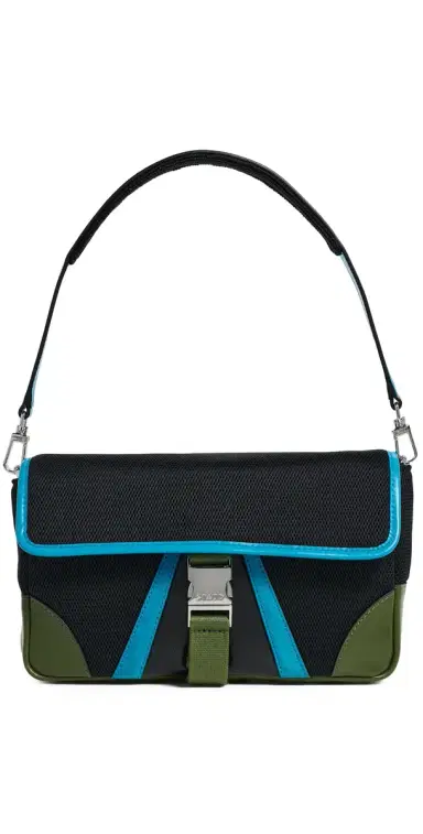 Staud Tony Shoulder Bag Black Pool One Size | Thumbnail 1