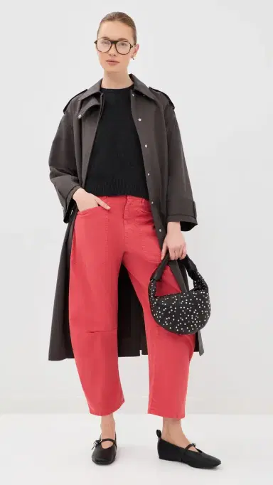 Nili Lotan Shon Twill Pants | Thumbnail 2