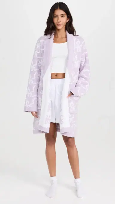 LoveShackFancy Teddy Robe Orchid Bloom M/L | Thumbnail 2