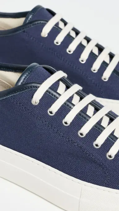 Common Projects Tournament Sneakers In Canvas Navy 38 | Thumbnail 6