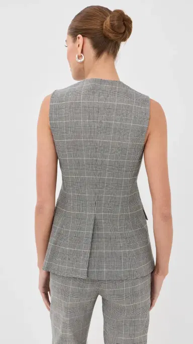 Veronica Beard Lois Vest Black multi | Thumbnail 3 Veronica Beard Lois Vest Black multi | Thumbnail 3