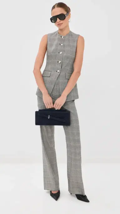 Veronica Beard Lois Vest Black multi | Thumbnail 5 Veronica Beard Lois Vest Black multi | Thumbnail 5