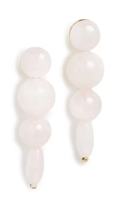 BaubleBar Fatima Drop Earrings Pink One Size | Thumbnail 5
