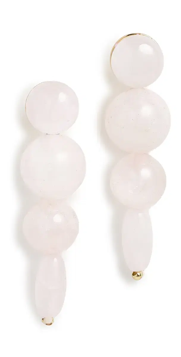 BaubleBar Fatima Drop Earrings Pink One Size