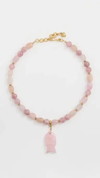 Brinker + Eliza Pink Mist Necklace | Thumbnail 2