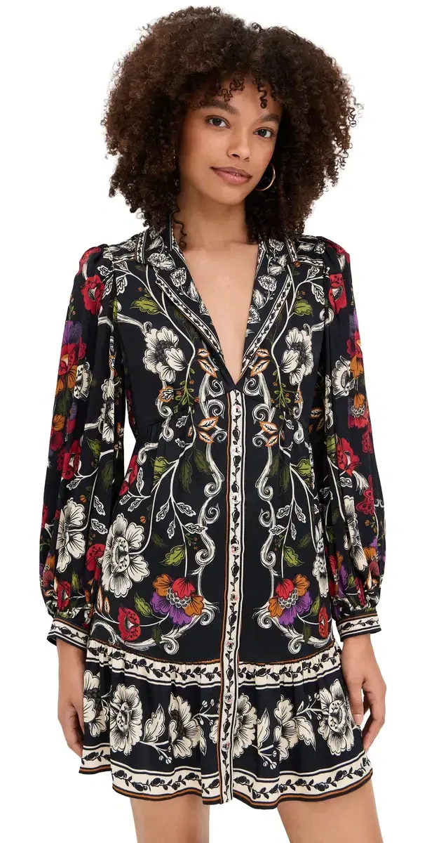 Rococo Flowers Black ini Dress Rococo Flowers Black Rococo Flowers Black ini Dress Rococo Flowers Black
