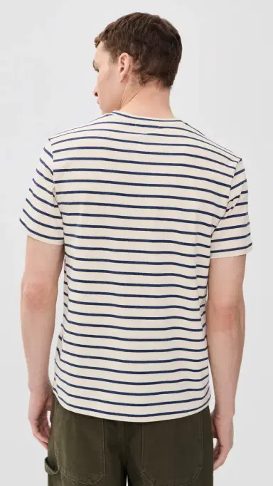Alex Mill Standard Tee In Pablo Stripe /Navy | Thumbnail 3 Alex Mill Standard Tee In Pablo Stripe /Navy | Thumbnail 3