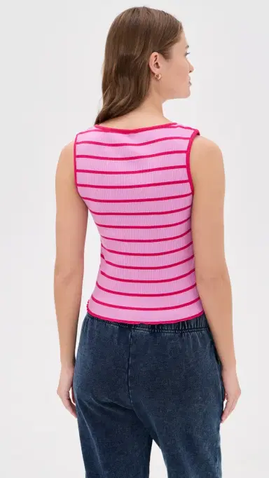 Free People Tilly Striped Tank Orchid Combo | Thumbnail 3