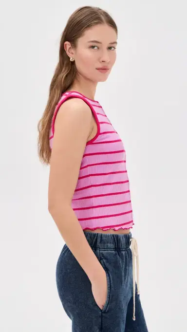 Free People Tilly Striped Tank Orchid Combo | Thumbnail 4