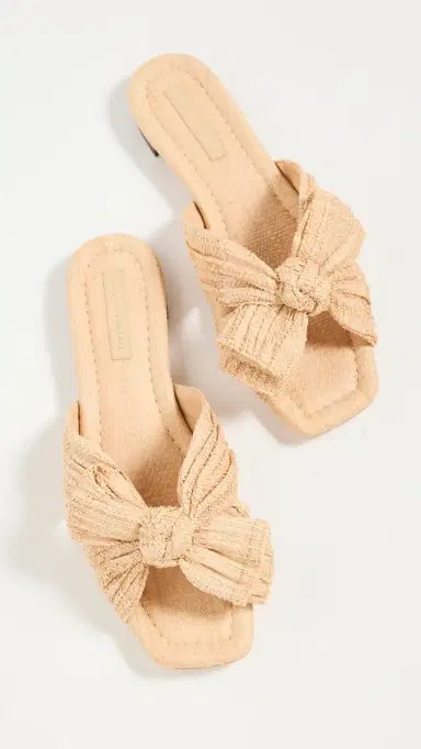 Loeffler Randall Daphne Pleated Knot Flat Sandals | Thumbnail 5