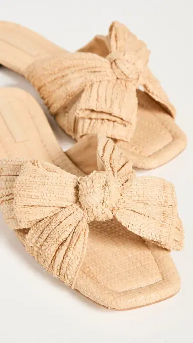 Loeffler Randall Daphne Pleated Knot Flat Sandals | Thumbnail 6
