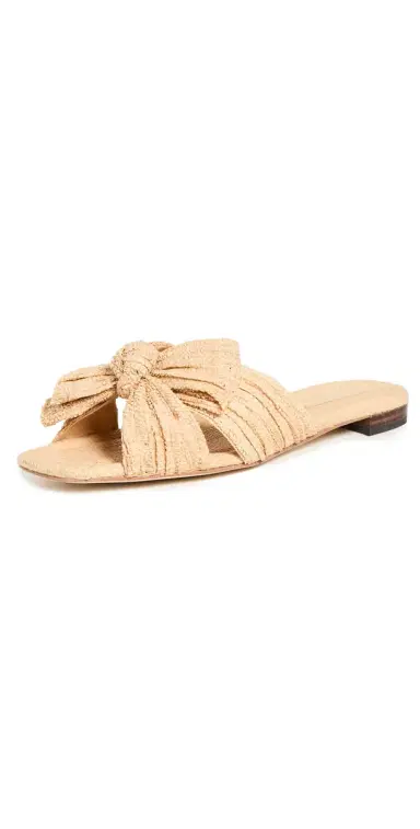 Loeffler Randall Daphne Pleated Knot Flat Sandals | Thumbnail 1